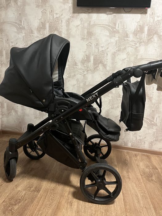 Коляска 2 в 1 Bair Next EKO шкіра