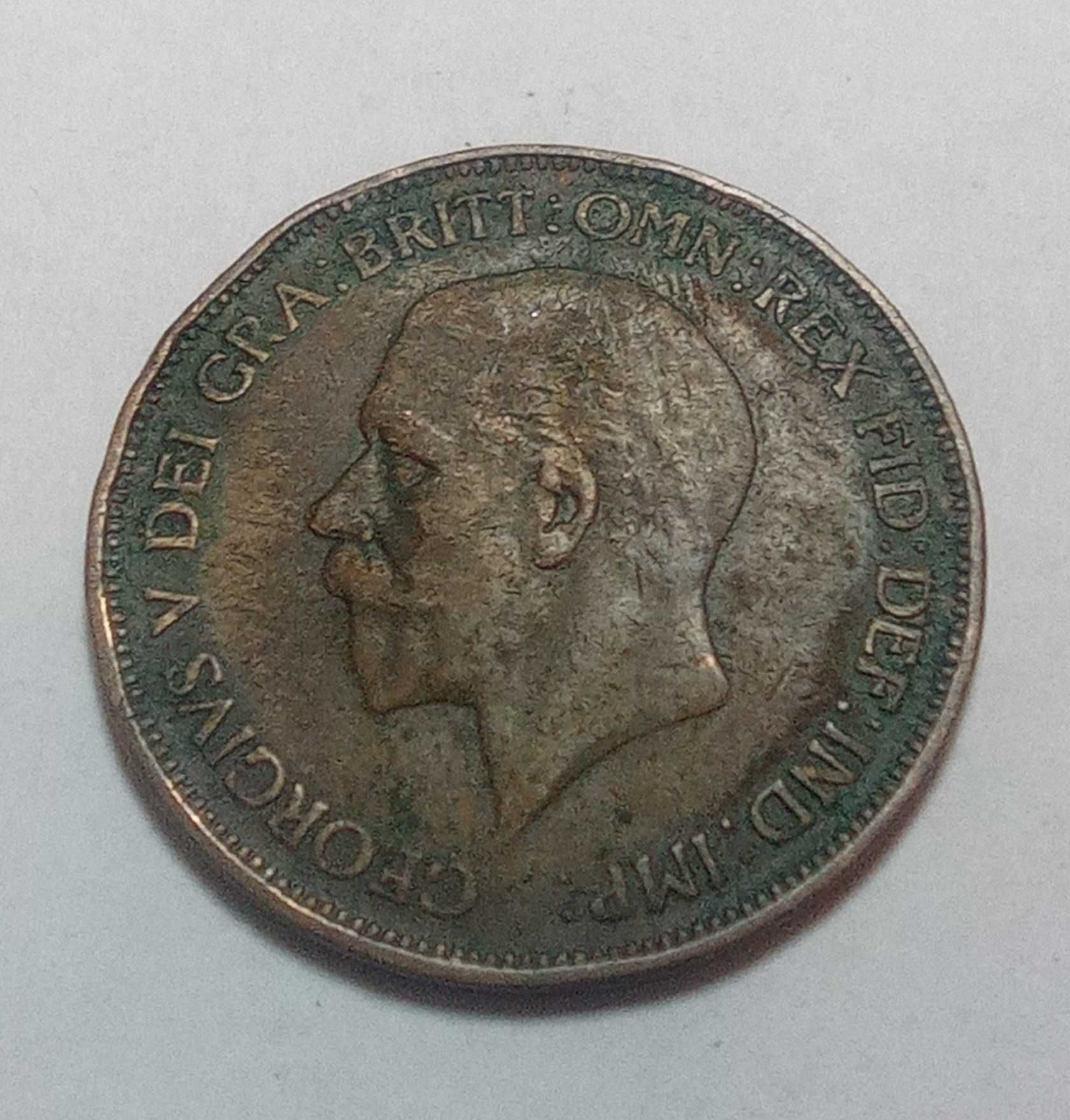 Monety Anglia One Penny różne roczniki.