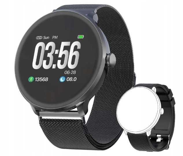 Bebinca smartwatch puls tętno Kroki Ciśnienie SMS Zegarek sportowy