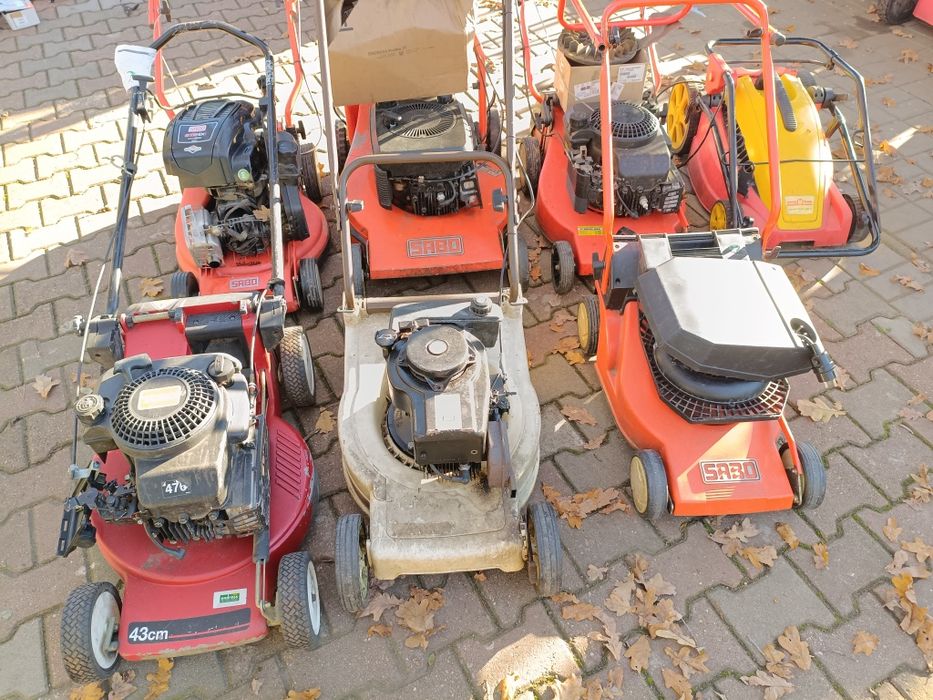 Pakiet kosiarek, kos spalinowych Sabo, Alko