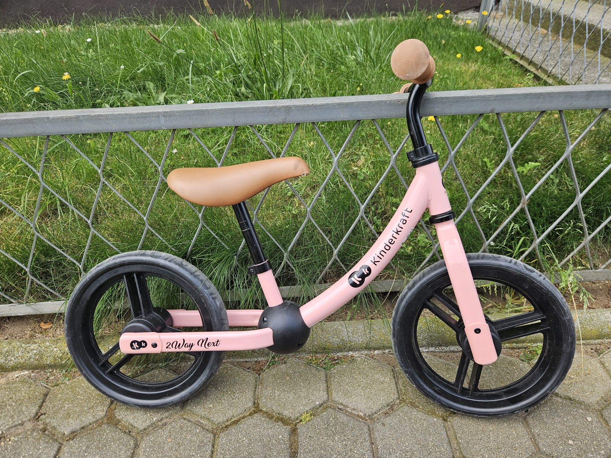 Rowerek biegowy KINDERKRAFT 2Way Next 2022 Różowy