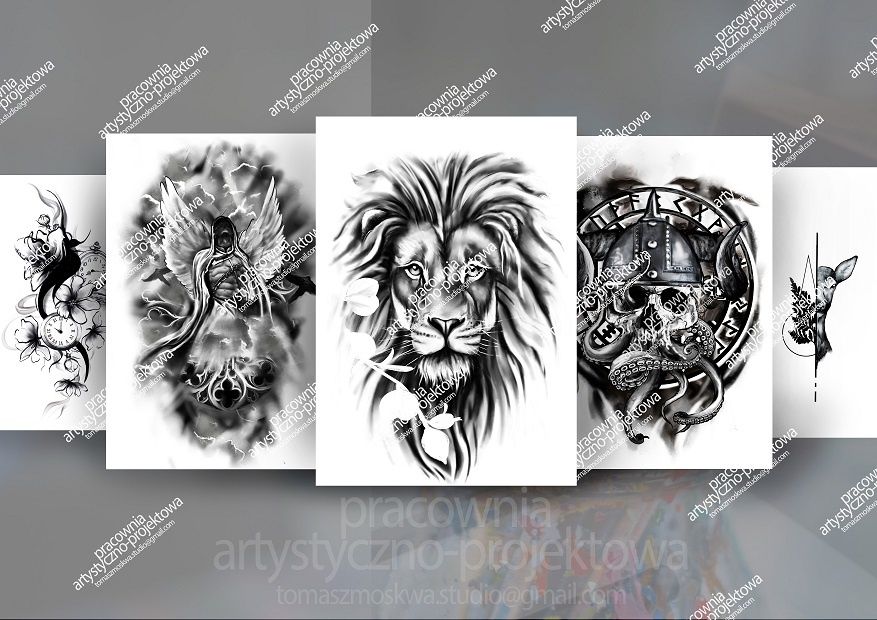 Indywidualny Projekt tatuażu  projekt tatuaz projekt rysunek tattoo