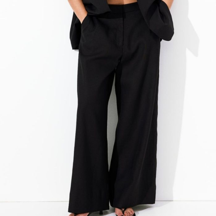 Жіночі штани з лляної суміші H&M p.s(36)