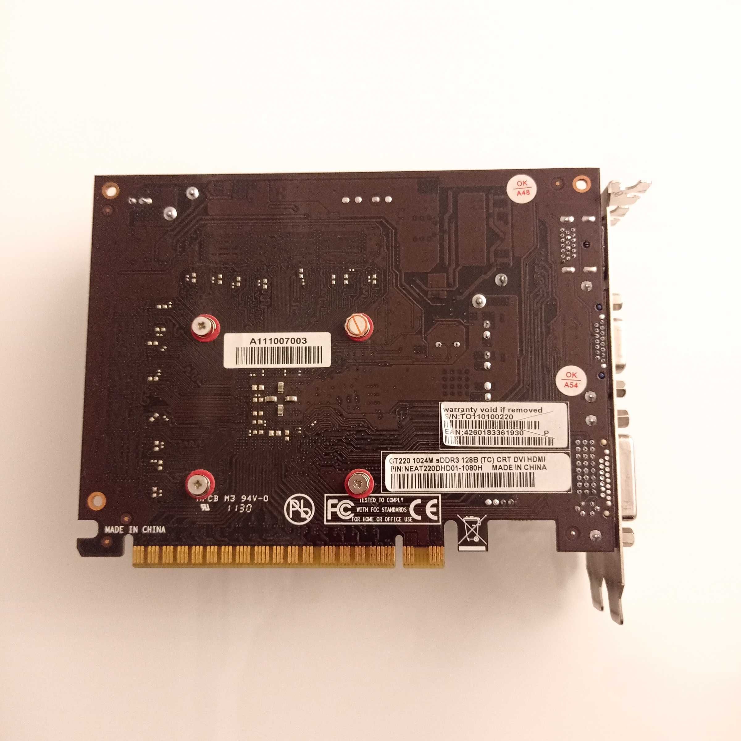 Karta graficzna Nvidia GT220, 1024M sDDR3 128B / sprawna