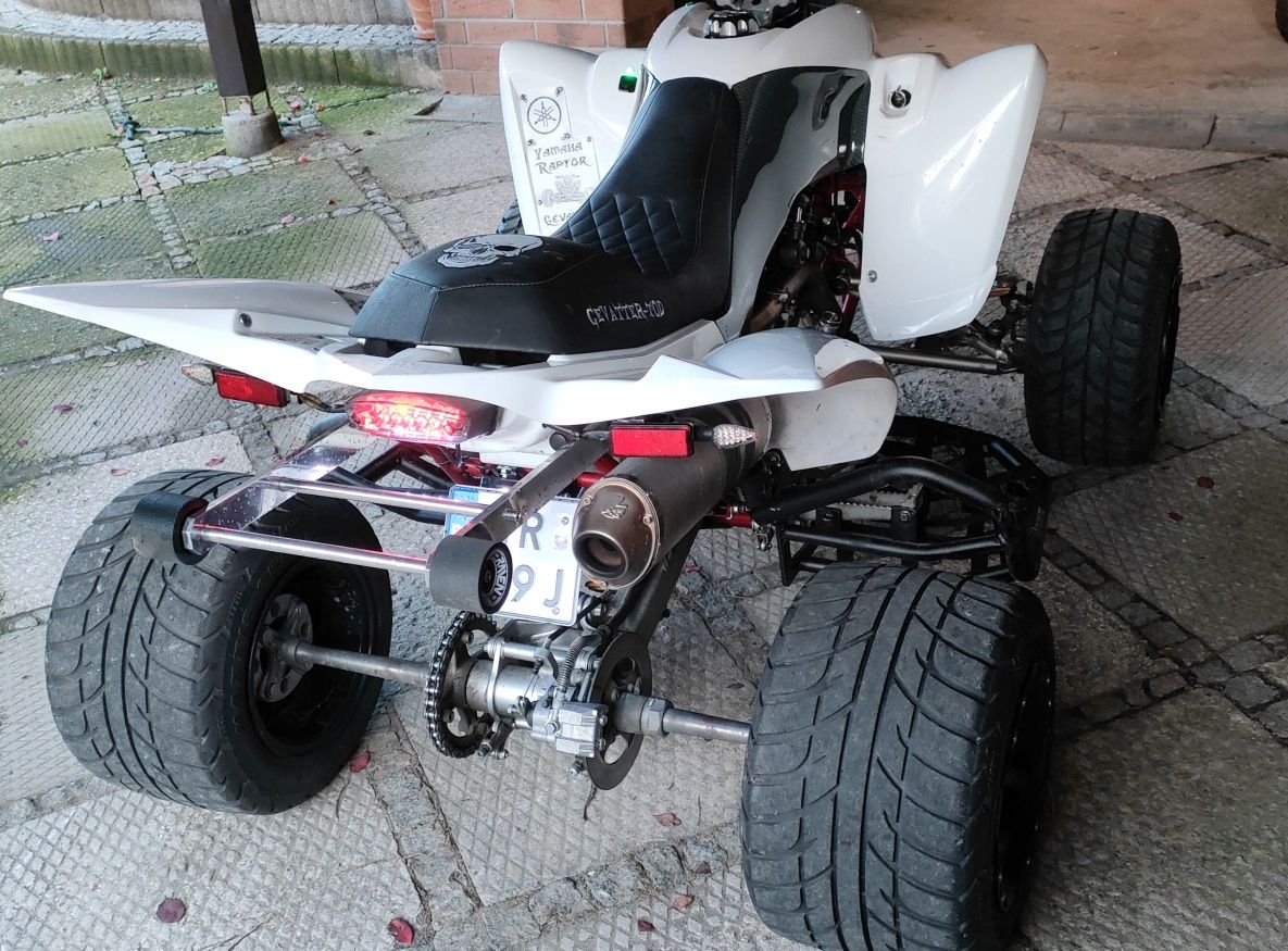 Yamaha Raptor yfm 350R SUPERMOTO homologacja zarejestrowany