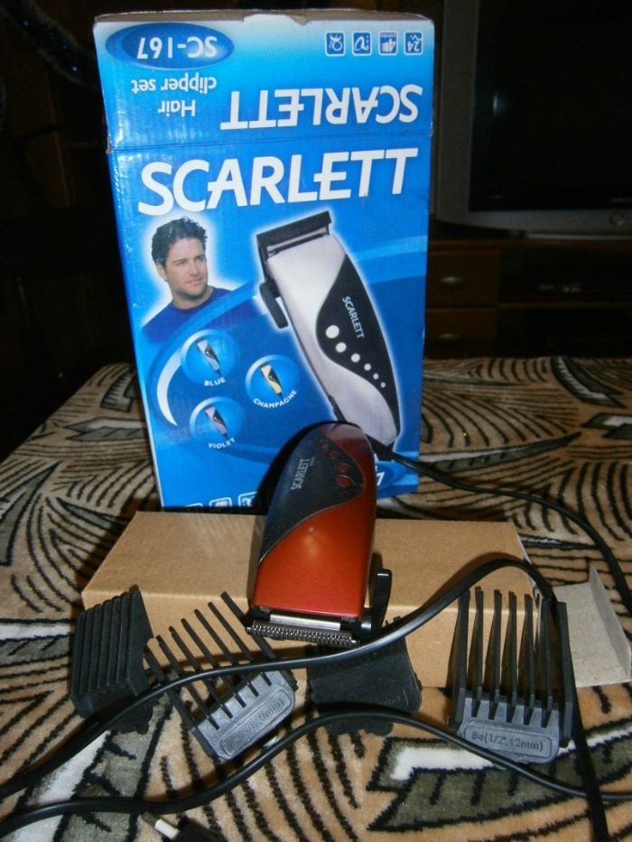 Машинка для стрижки волос"Scarlett"Великобритания