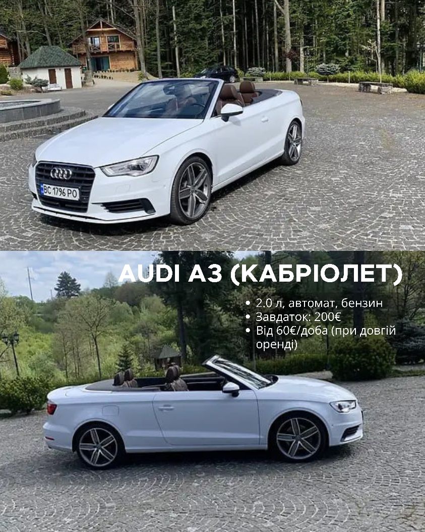 Прокат авто  Львів, довготривала  та поподобова оренда авто  під викуп