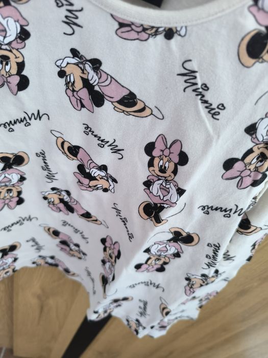 Koszulka dziewczęca długi rękaw longlsleeve Disney Primark 122 minnie