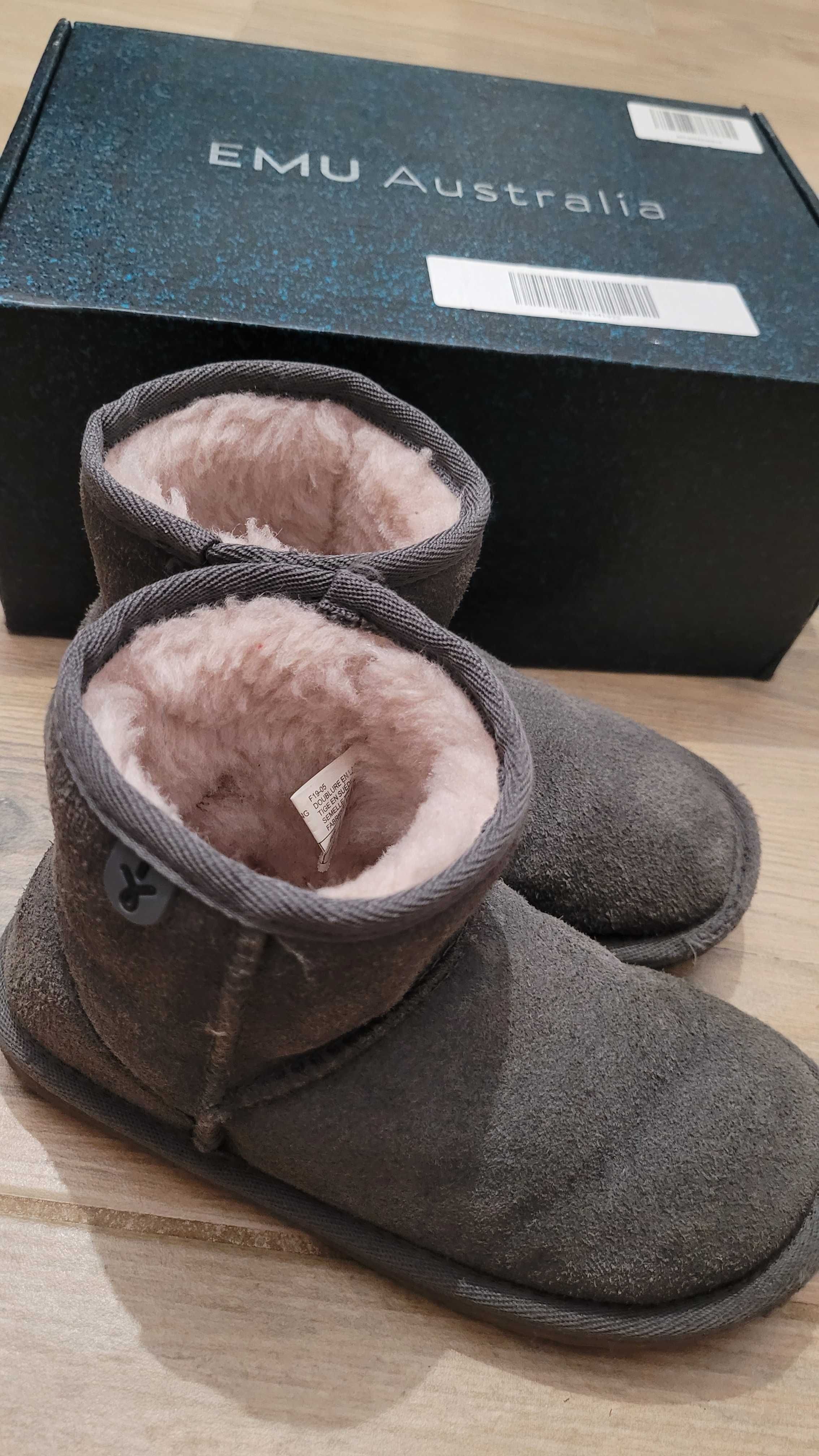Buty Emu Australia Wallaby Mini szare r. 29/30
