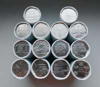 Продам монети в ролах або поштучно 10 гривень НБУ повний набір