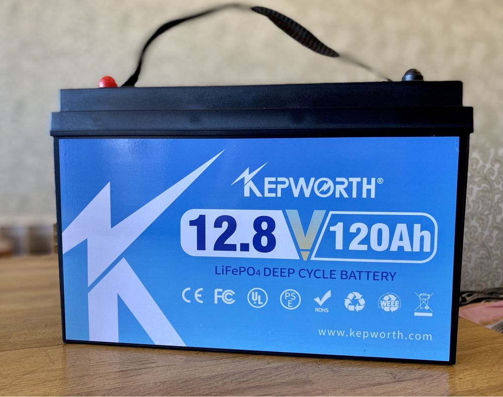 Акумулятор Kepworth LiFePO4 12V/120AH (1536W*h) літій-залізо-фосфатний