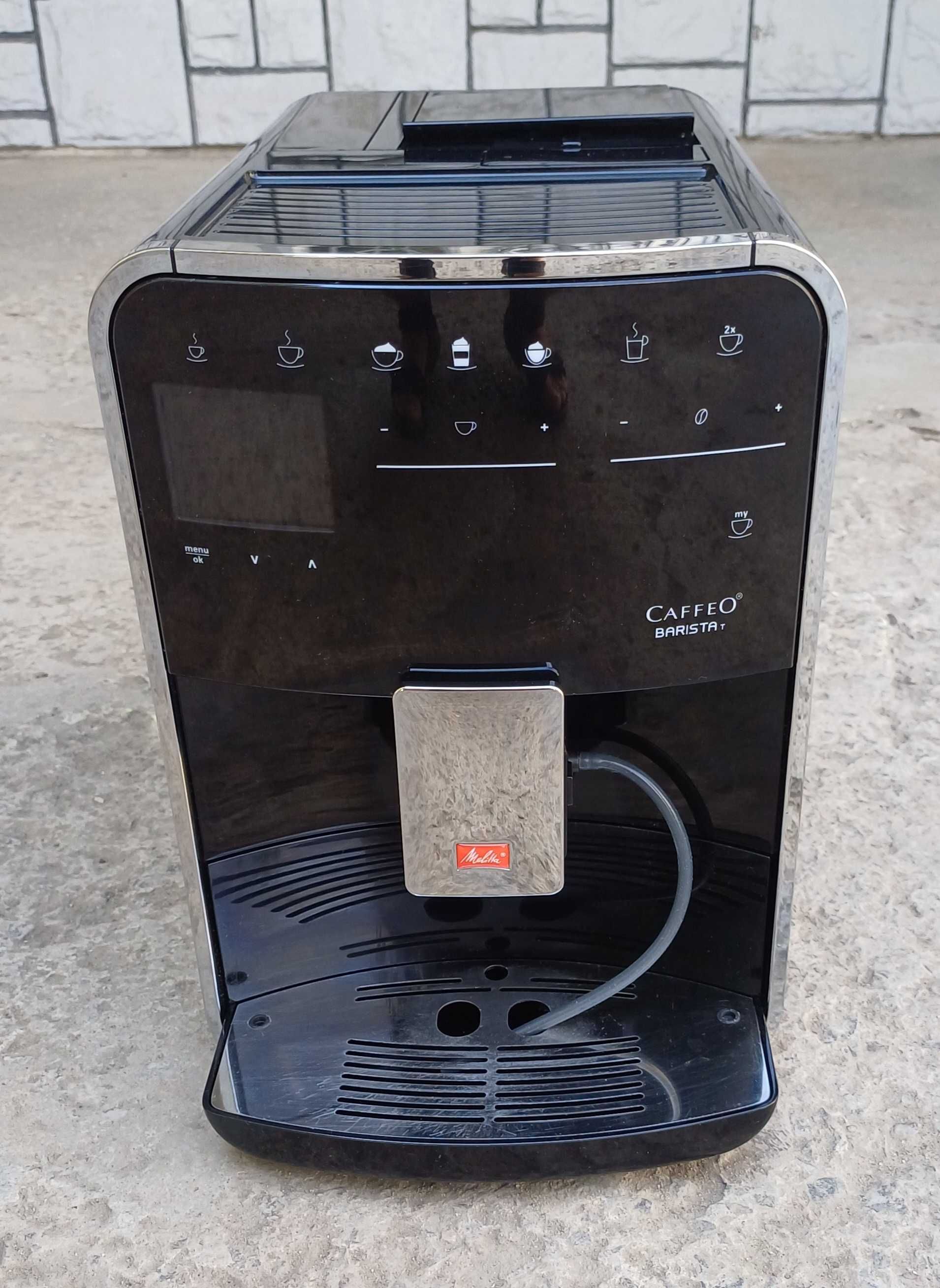 Кавомашина кавоварка Меліта Melitta Caffeo Barista Т black чорна