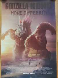 Plakat filmowy ,,Godzilla i Kong"