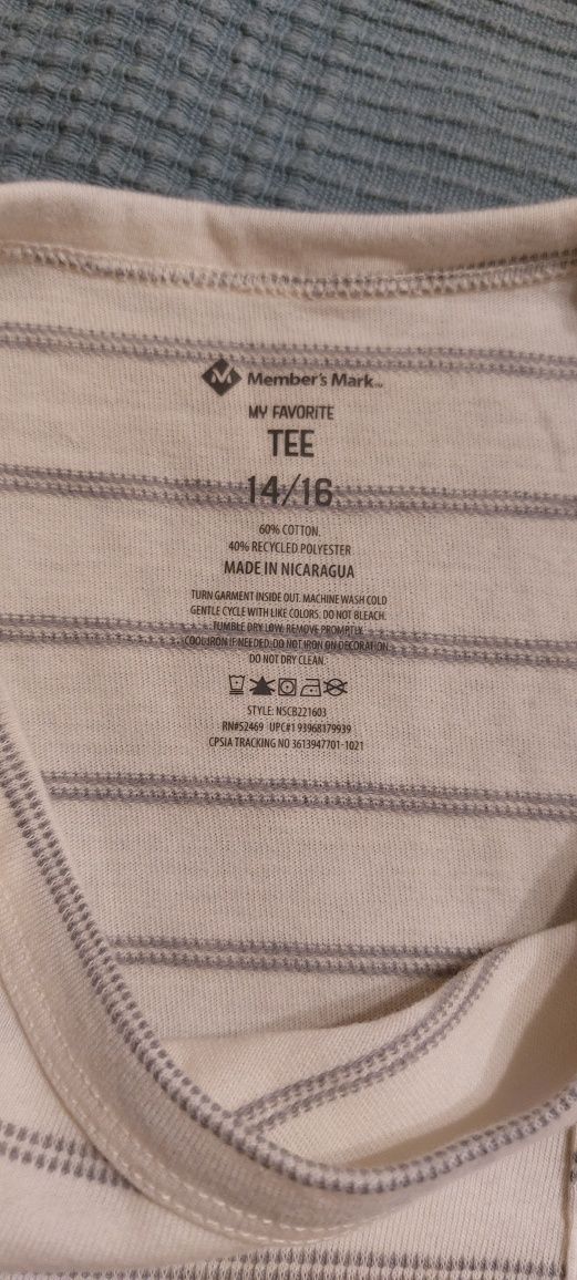 T-shirt z USA bawełna rozmiar M młodzieżowe