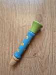 Mini drewniana trąbka fujarka instrument dla dzieci używany