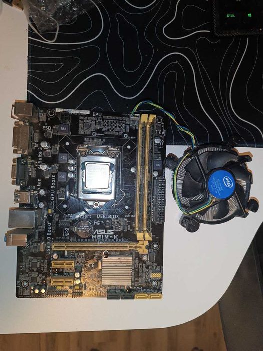 ASUS HB1M-K, I5-4690, 16gb ОЗУ ddr3, rx 560 4gb