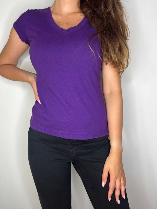 Fioletowa bluzka koszulka Tshirt U.S Polo Assn. Rozmiar M