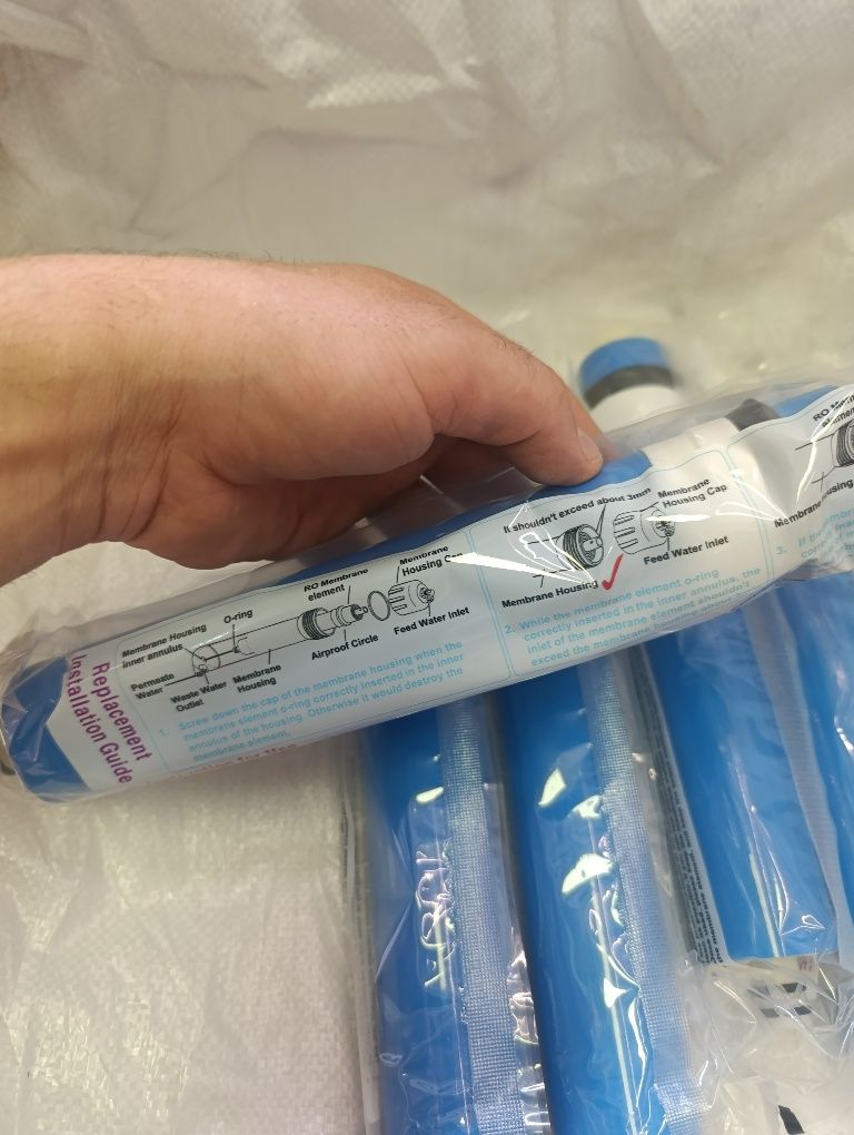 Мембрана для обратного осмоса Ecosoft , Бриз , Aqua filter , 75 галлон