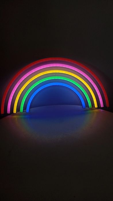 Neon LED Arco-Íris - Decoração VIBRANTE!