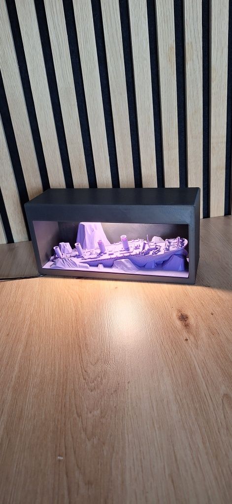Lampka druk 3D tytanic
