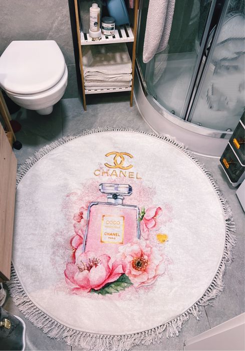 Okragly dywanik 120 cm chanel
