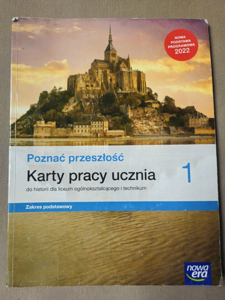 Poznać przeszłość 1 Karty pracy ucznia zakres podstawowy 2022 Nowa era
