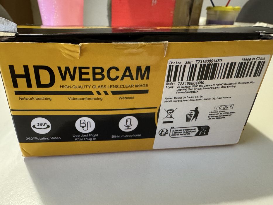 WEBCAM Вебкамера 2K