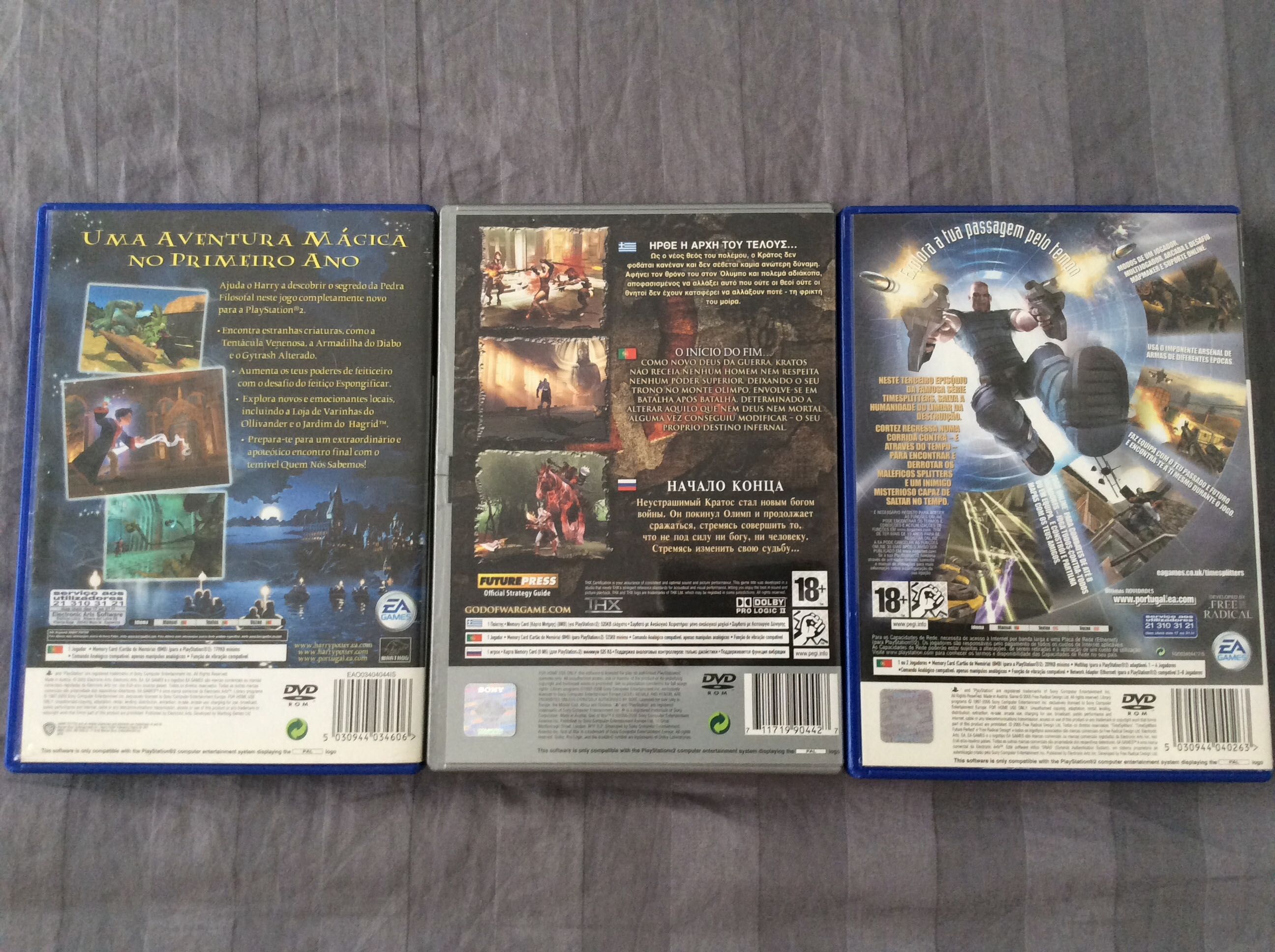 Caixas vazías jogos PS2 PT
