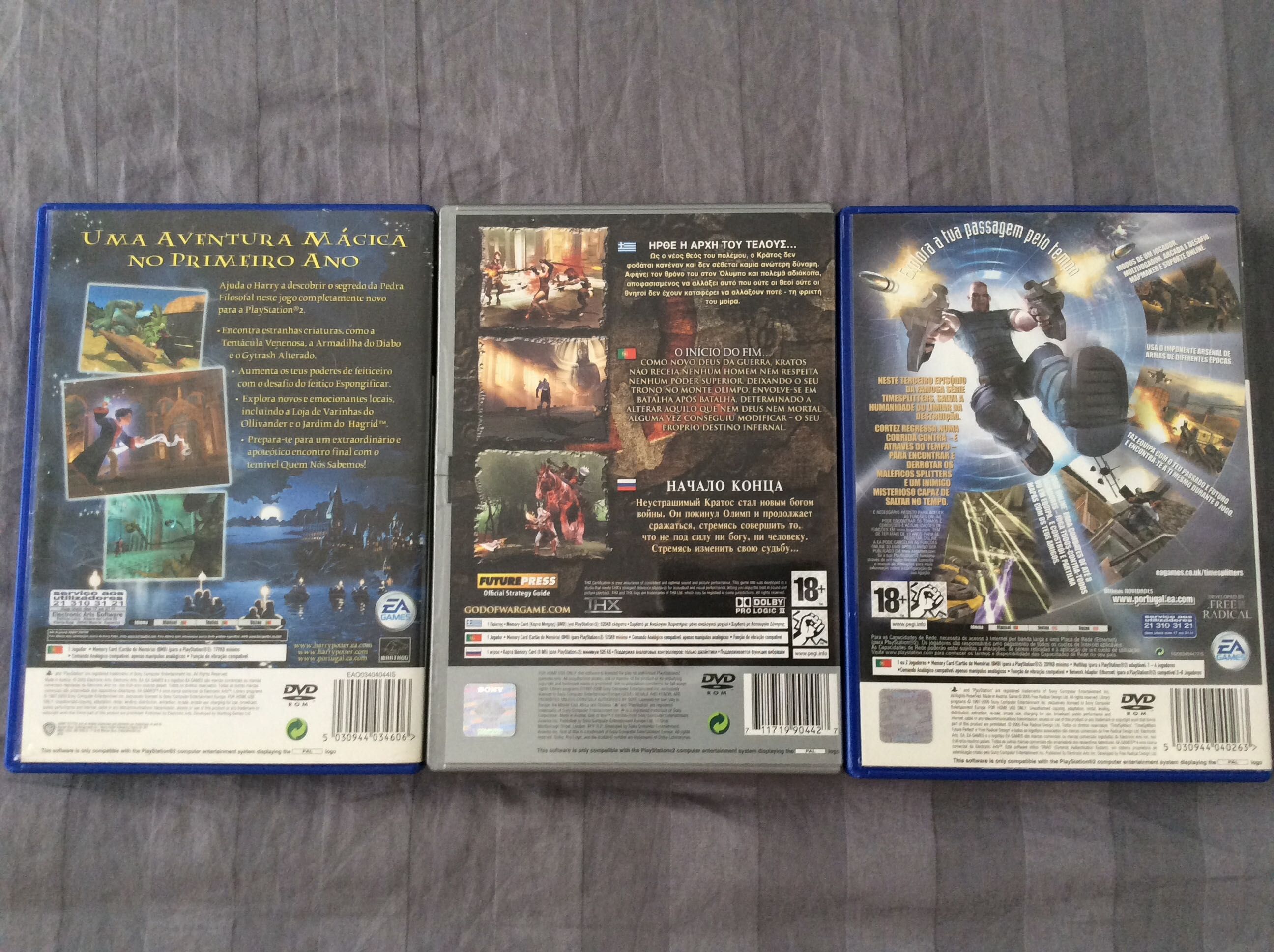 Caixas vazías jogos PS2 PT
