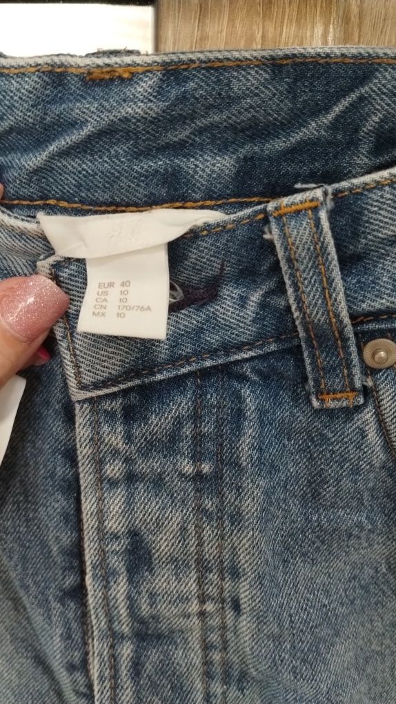 Spódnica jeans h&M rozmiar 40.