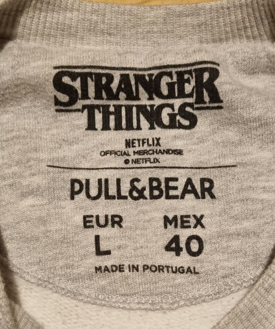 Bluza firmy Pull&Bear Stranger Things rozmiar L