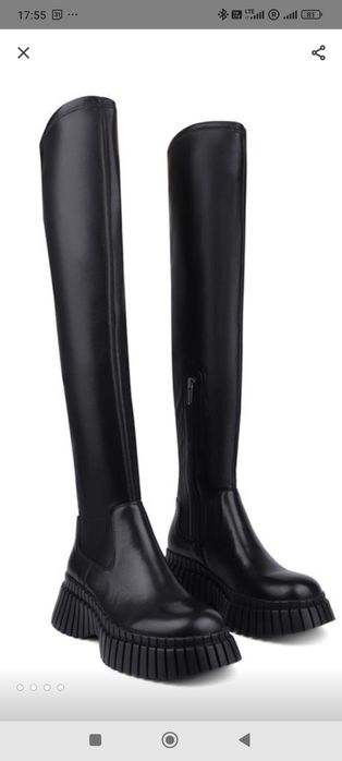 Ботфорти жіночі Mirator шкіра р.38 Нові!