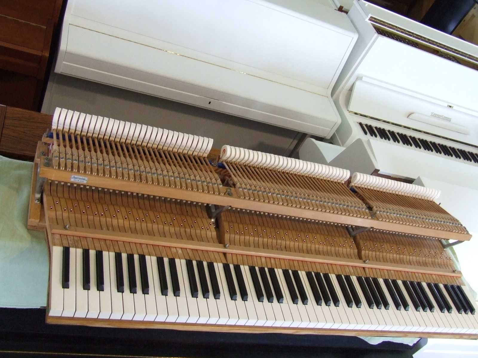 Fortepian Grotrian Steinweg 140 cm po renowacji, biały