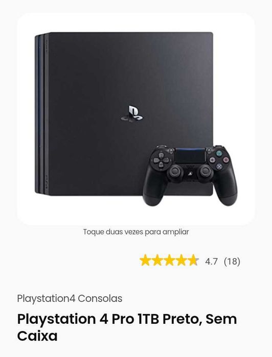 PS4 PRO 1TB 2 consolas com 5 anos  de garantia , apenas 200 €