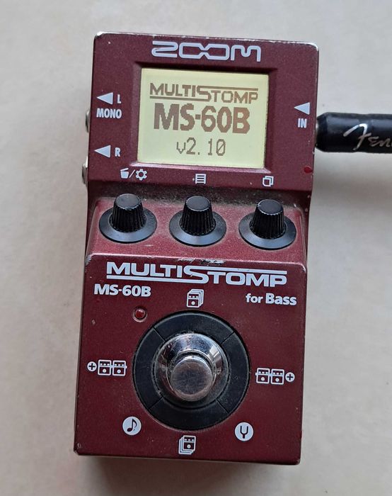 Pedal de efeitos  Zoom MS 60B Baixo