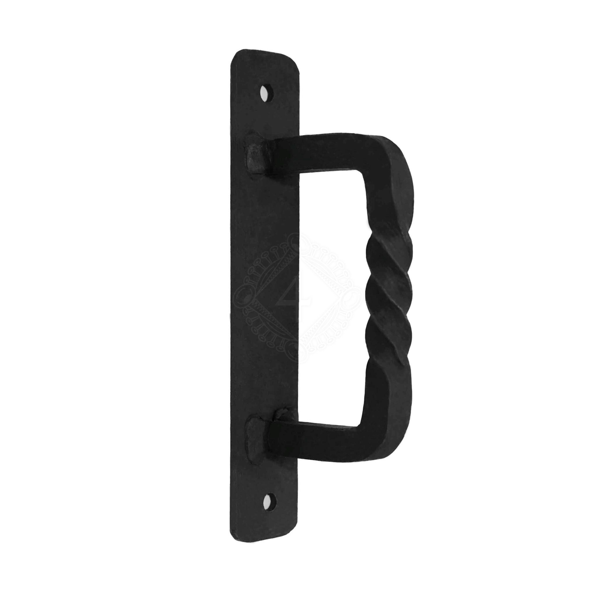 Klamka do drzwi przesuwnych do stodoły żeliwna 13x2.4 cm