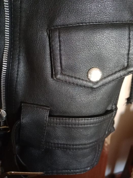 Casaco estilo motard