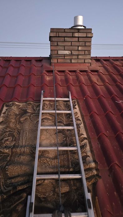 Frezowanie kominów metodą diamentową, montaż wkładów kominowych.