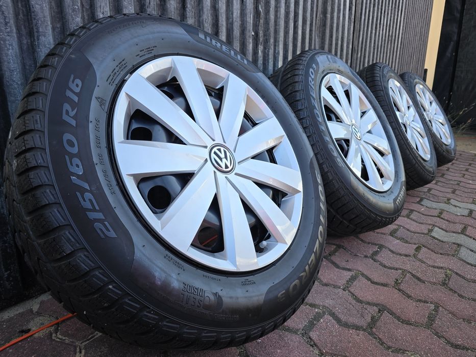 Felgi z oponami 215/60R16 VW T-Roc 5x112 Beetle Passat B8 Skoda Karoq