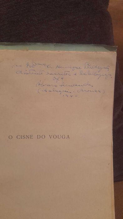 O cisne do vouga - Francisco joaquim bingre 1939