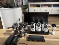 Zestaw monitoringu CCTV-13 kamer+rejestrator 6TB+monitor