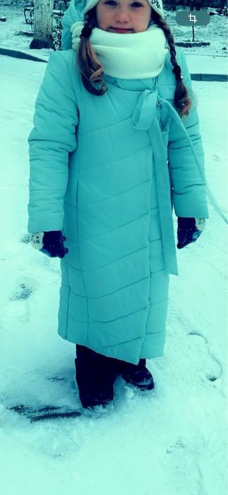 Зимовий плащ для дівчинки