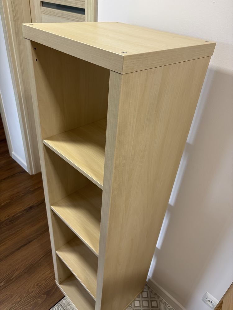 Regał Ikea KALLAX 4x1 42x147cm kolor drewno wpadające w żółty