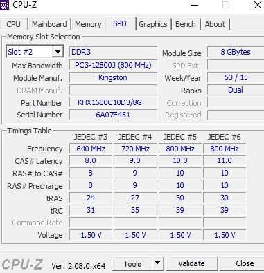 Pamięć RAM HyperX Fury DDR3 2x8GB 16GB 1600MHz