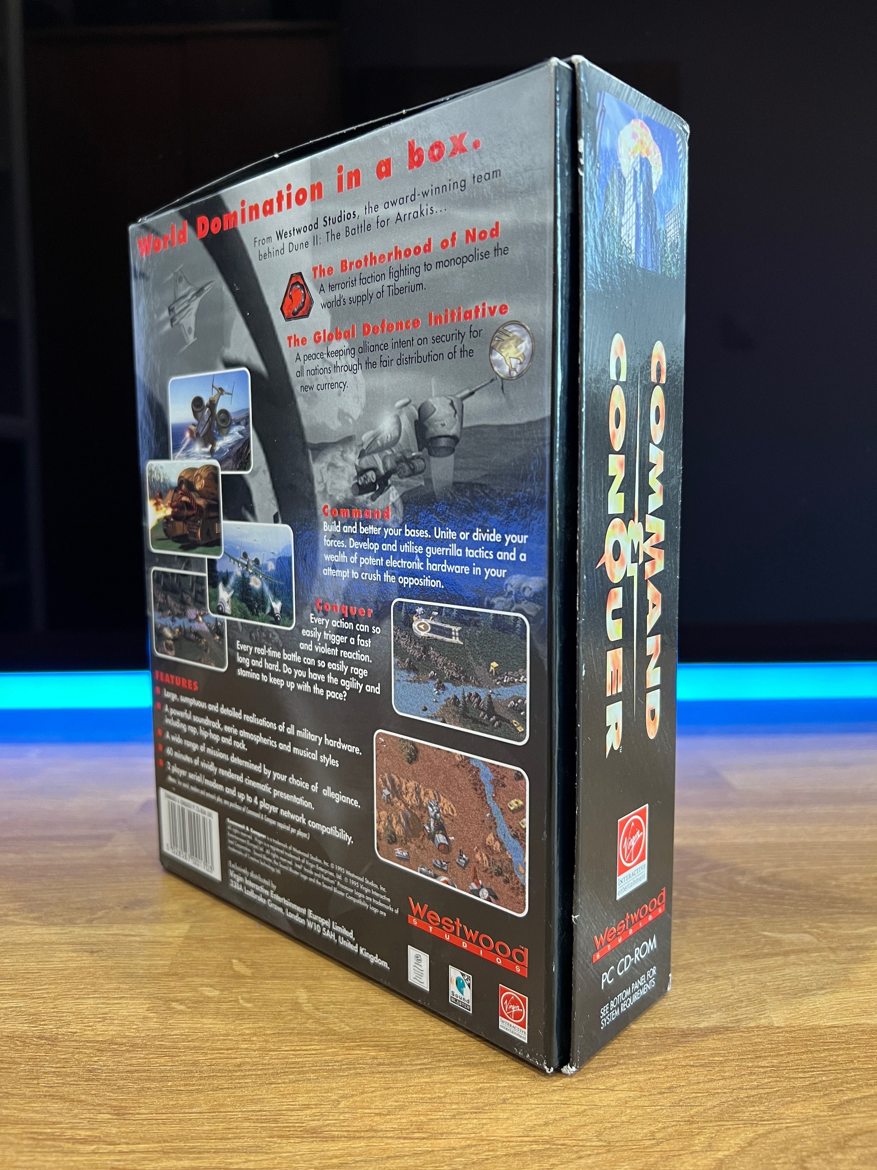 Command & Conquer 1 (PC EN 1995) BIG BOX kompletne premierowe wydanie