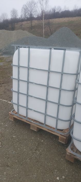 Zbiornik 1000 litrów na wodę RSM czysty mauzer Schutz do ogrodu baniak