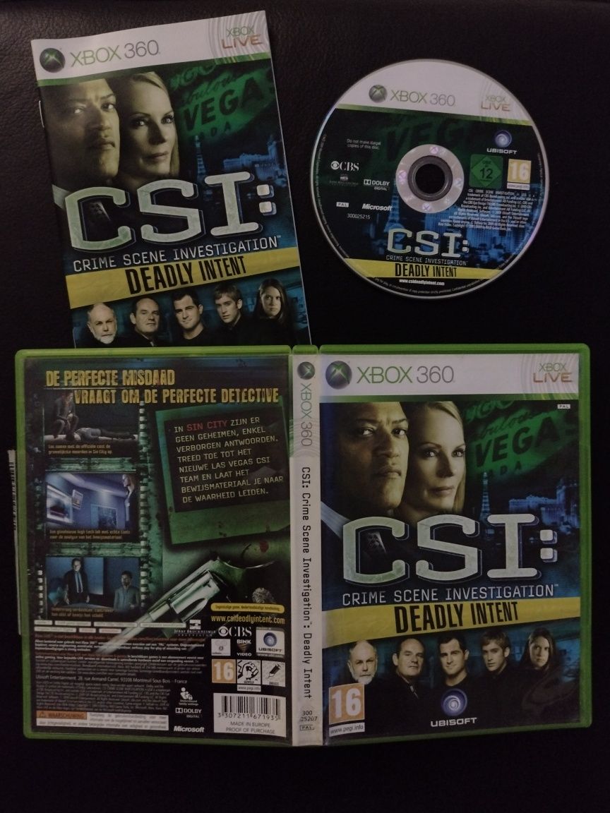 CSI: Crime Scene Investigation Xbox BDB!