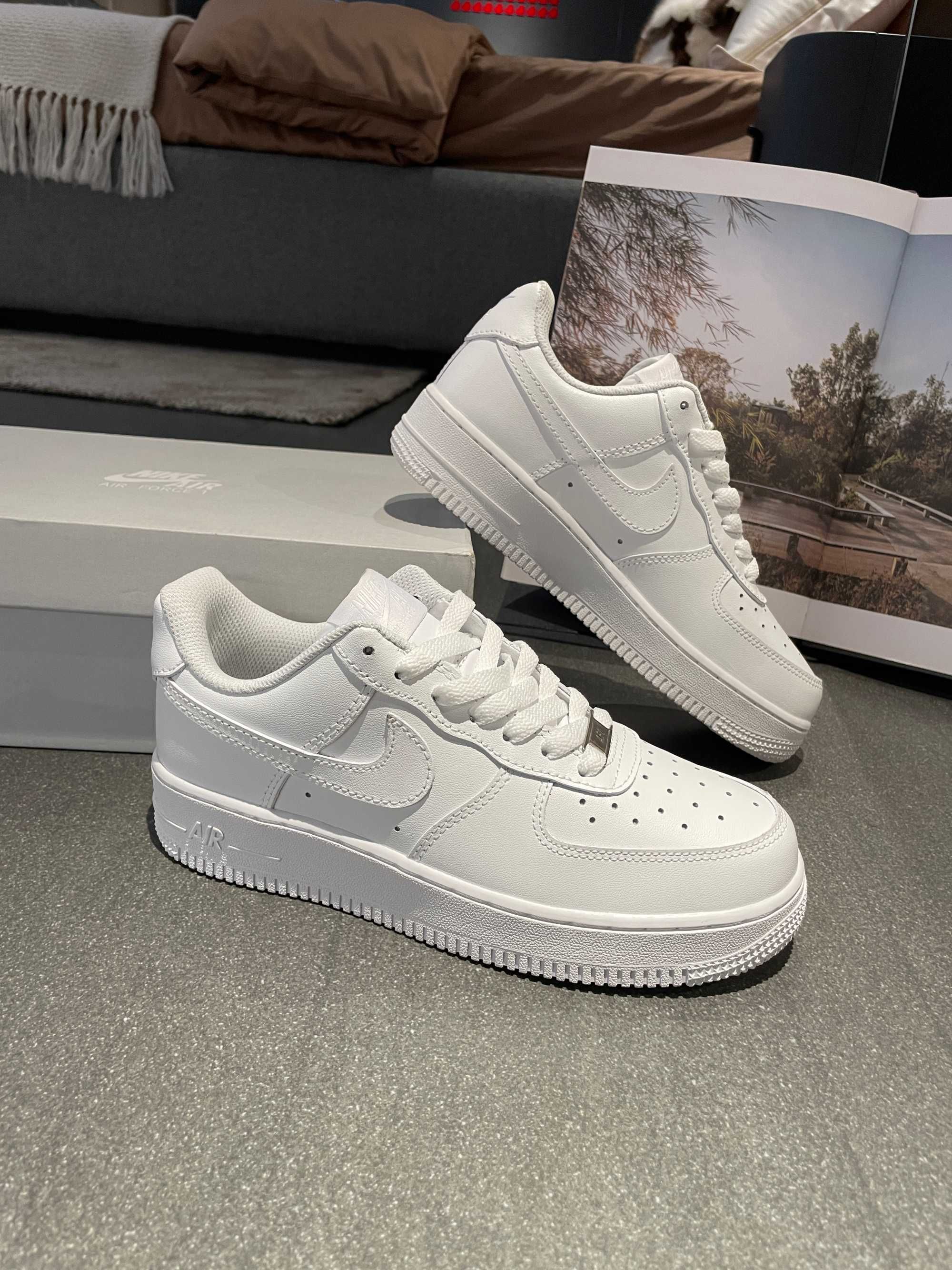 nowy Nike AirForce1Low White Trampki Moda R.39