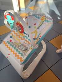 leżaczek dla dziecka fotel bujany dla dziecka kolorowy