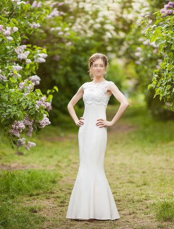 Весільна сукня мереживо з кордовою ниткою